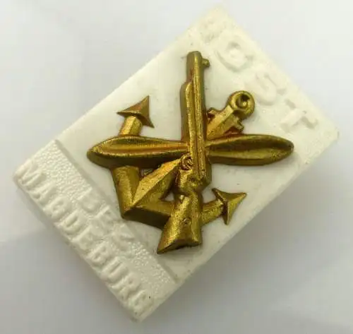 DDR GST Festabzeichen GST Emblem Bezirk Magdeburg Band VII Nr. 987, Orden2029