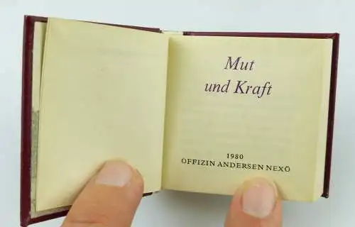 Minibuch Mut und Kraft Dynamo Graphischer Großbetrieb Leipzig 1980 r165