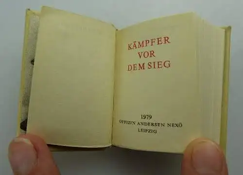 2 Minibücher: Kämpfer vor dem Sieg - Offizin Andersen Nexö 1979 e022