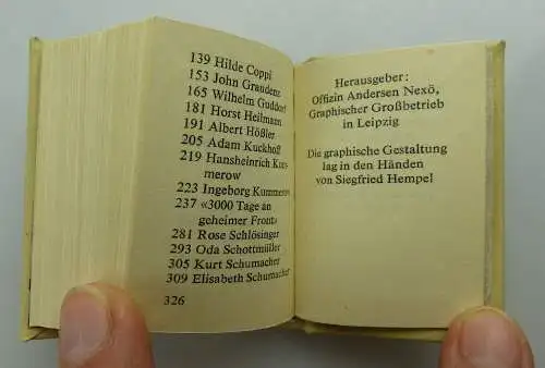 2 Minibücher: Kämpfer vor dem Sieg - Offizin Andersen Nexö 1979 e022