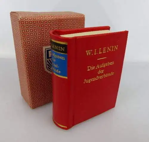 Minibuch Die Aufgaben der Jugendverbände W. I. Lenin FDJ bu0258