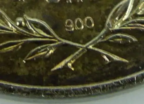 Medaille für treue Dienste in der NVA in 900 Silber, Punze 3 (Orden771)