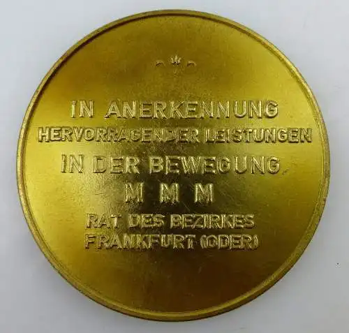 Medaille: 20 Jahre MMM Bezirk Frankfurt (Oder) In Anerkennung hervorr, Orden1470