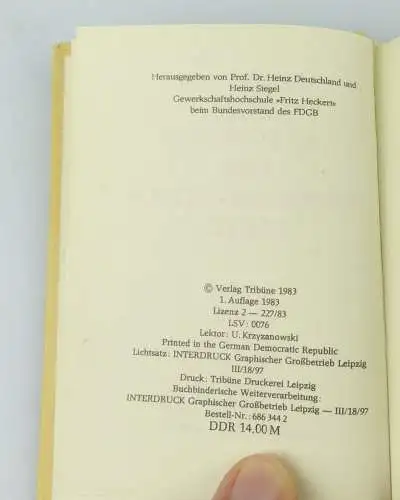 Minibuch Über das Manifest der Kommunistischen Partei,Tribüne BLN 1983 r149