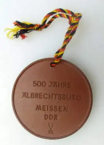 Meissen Medaille 500 Jahre Älbrechtsburg Meissen DDR 1471 1971 bu0673