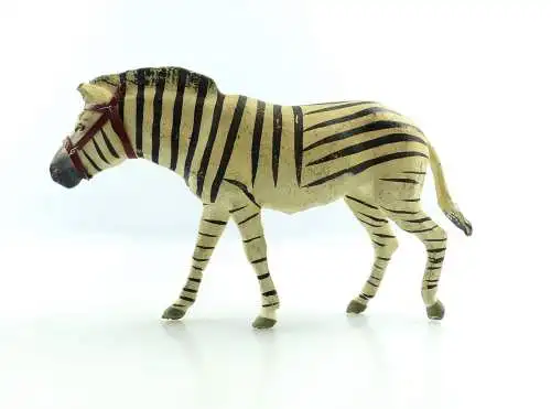 e9401 Altes Lineol Zebra wohl 50er Jahre Lineol Tier Figur