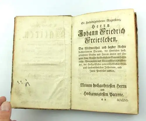 #e4408 Altes Buch: Johann Daniel Henden Des Persius Flaccus Satiren 1738