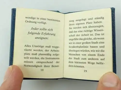 #e3173 Minibuch: Wie man arbeiten muss! Verlag Junge Welt Berlin DDR Merkblatt