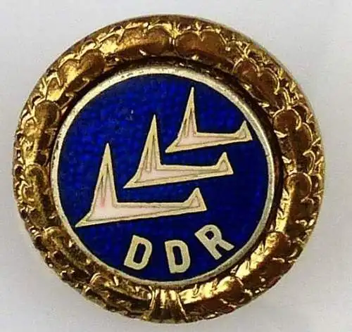 DDR GST Abzeichen Flugmodellsport Leistungsabzeichen Gold C 1965-75 (GST0437b-2)