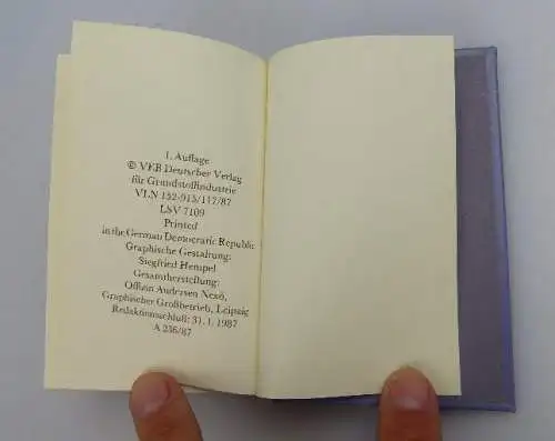 Minibuch: Leipziger Anekdoten aus Kultur und Wissenschaft 1. Auflage bu0230