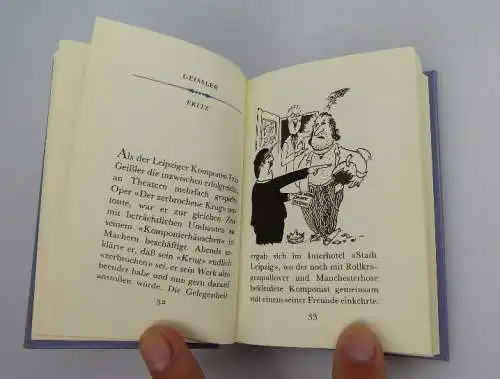 Minibuch: Leipziger Anekdoten aus Kultur und Wissenschaft 1. Auflage bu0230