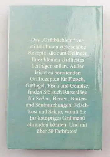 e10404 DDR Minibuch Grillbüchlein Rezepte für kleine Feste 1 Auflage 1987