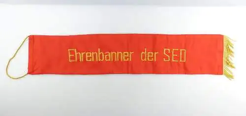 #e4072 Schöne alte Fahnenschleife Ehrenbanner der SED DDR