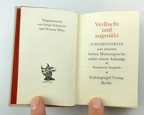 #e3164 Minibuch: Verflucht und zugenäht, Schimpfwörter aus unserer Muttersprache