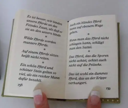Minibuch: Katzen-, Hund- und Pferdesprüch Gisela Tenzler bu0028