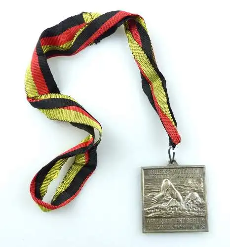 #e4071 DDR Medaille Sportgemeinschaft Adlerhof Hallenschwimmfest MfS Berlin