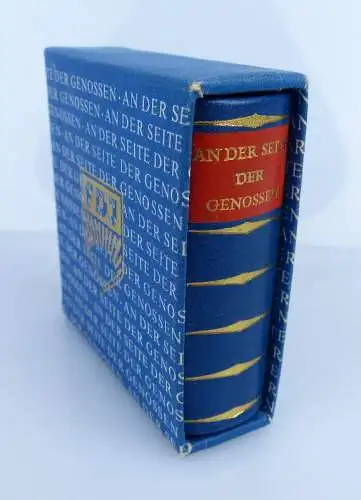 Minibuch: An der Seite der Genossen FDJ überreicht vom Zentralrat FDJ bu0957