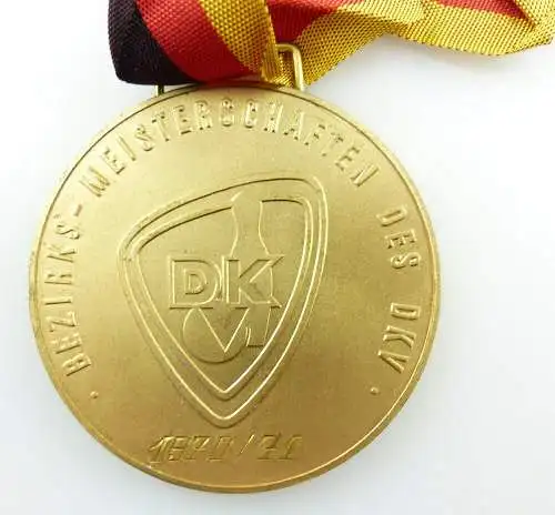 #e4064 DDR Medaille Einzelkampf Frauen DKV Deutscher Keglerverband der DDR 1970