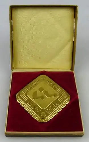 Ehrenplakette: DBV abv DDR Boxen, goldfarben, Orden1307