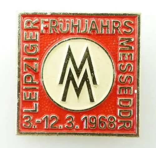 #e2438 Leipziger Frühjahrsmesse DDR 3.-12.3.1968 Abzeichen