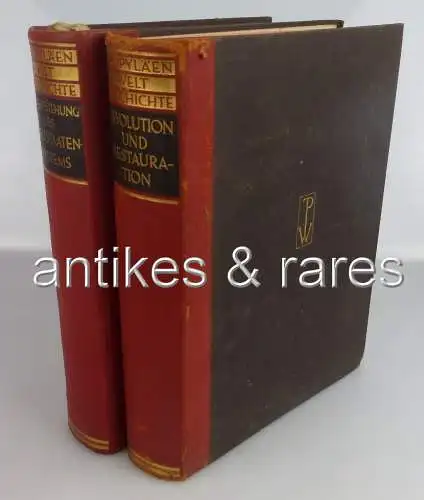 2 Bücher: Propyläen Weltgeschichte, Revolution & Restauration, Die Entstehung de