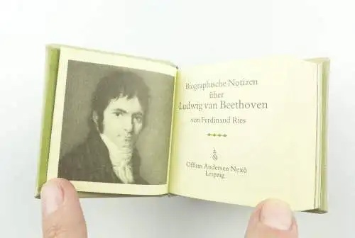 #e4370 Minibuch: Biographische Notizen über Ludwig van Beethoven von F. Ries