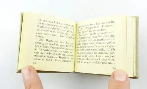 #e4370 Minibuch: Biographische Notizen über Ludwig van Beethoven von F. Ries