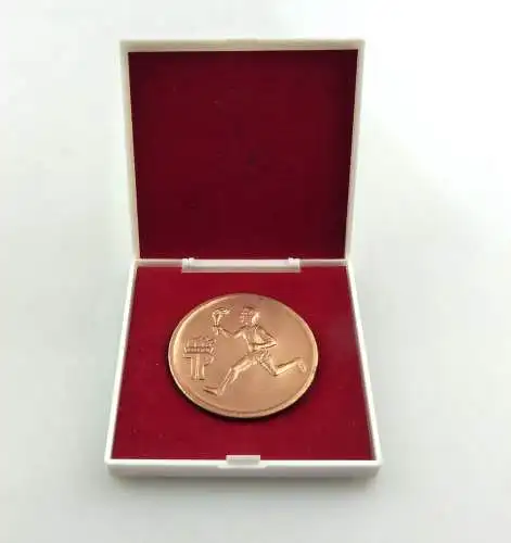 E9518 DDR Medaille bronzefarben Wanderpokal Pionierorganisation Ernst Thälmann