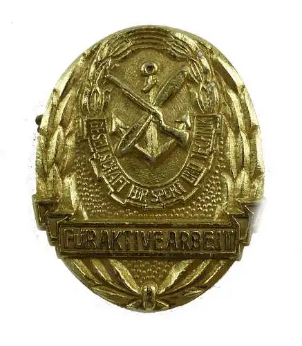 #e6307 Medaille für aktive Arbeit in der GST vgl. Nr. 11 f ab 1962 verliehen