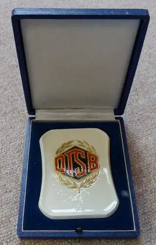 Meissen Medaille: DTSB, In Sportfreundschaft überreicht vom Präsidium, Orden1368