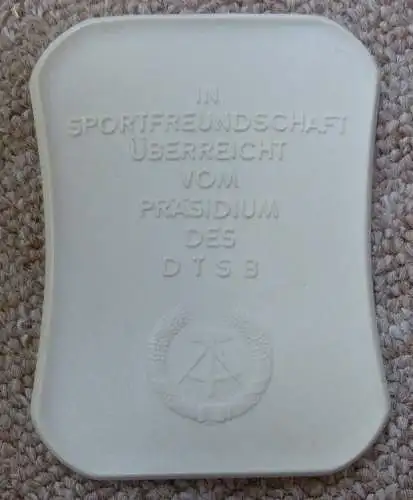 Meissen Medaille: DTSB, In Sportfreundschaft überreicht vom Präsidium, Orden1368