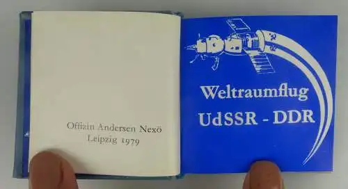 Minibuch: Weltraumflug UdSSR DDR 1979 Verlag Zeit im Bild Buch1499