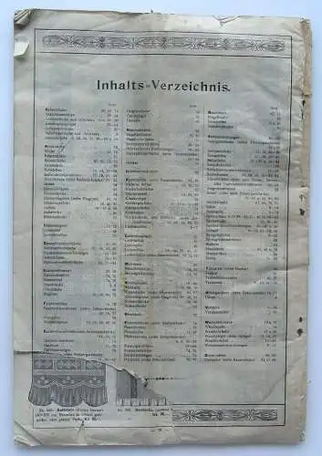 Zeitschrift Möbel Fabrik von Th.Fork.Kretzschmar & Co.