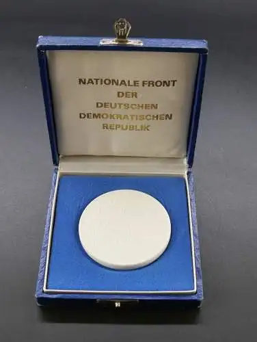 DDR Meissen Medaille Nationale Front in OVP y0002
