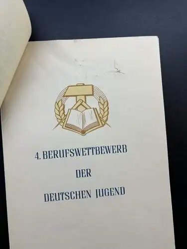 DDR Urkunden und Dokumente Konvolut 1953 alles Originale y0009