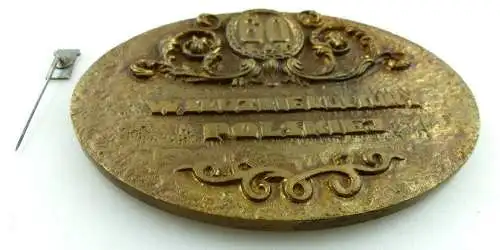 Bronze Medaille mit Anstecknadel im Etui: 60 Lat Wskzuzbiekultury Polskiej e1339