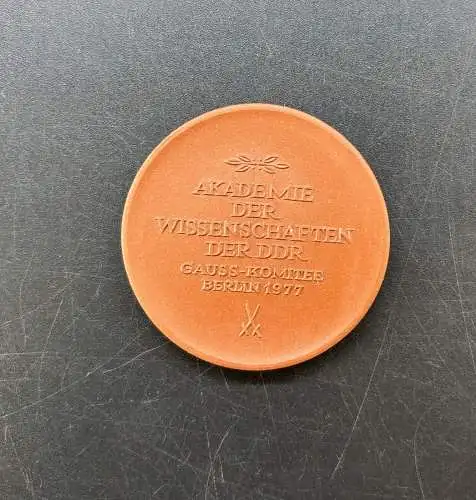 Medaille Böttger Steinzeug Akademie der Wissenschaften der DDR 1977 OVP y0053