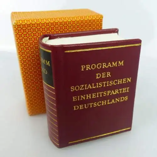 Minibuch: Programm der sozialistischen Einheitspartei Deutschlands bu0743