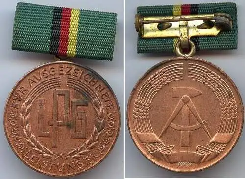 DDR Medaille für landwirtschafltiche Produktionsgenossenschaften