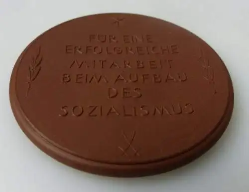 Meissen Medaille: 107 Jahre demokratisches Berlin 1948 1958 Sozialismus bu0627