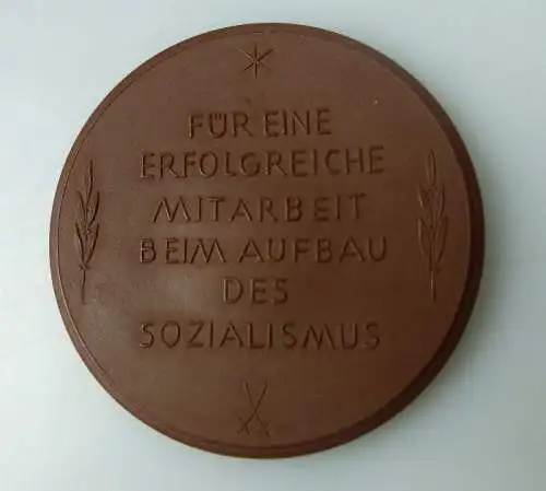 Meissen Medaille: 107 Jahre demokratisches Berlin 1948 1958 Sozialismus bu0627