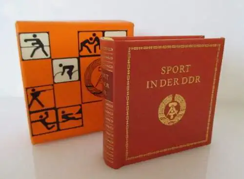 Minibuch: Sport in der DDR Verlag Zeit im Bild Dresden 1980 bu0157