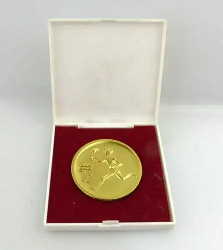 e9517 DDR Medaille goldfarben Wanderpokal der Pionierorganisation Ernst Thälmann