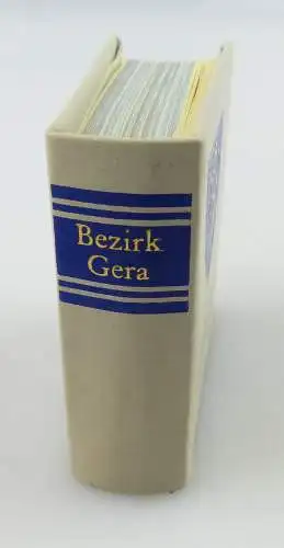 Minibuch : Bezirk Gera, Verlag Zeit im Bild Dresden 1987  /r639