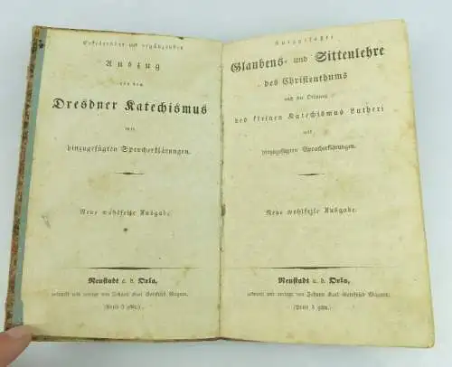 Buch: kurzgefasste Glaubens und Sittenlehre des Christentums bu0669