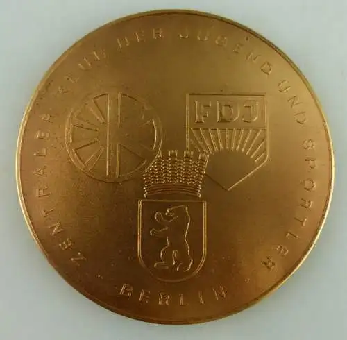 Medaille FDJ Zentraler Klub der Jugend und Sportler Berlin Orden1823