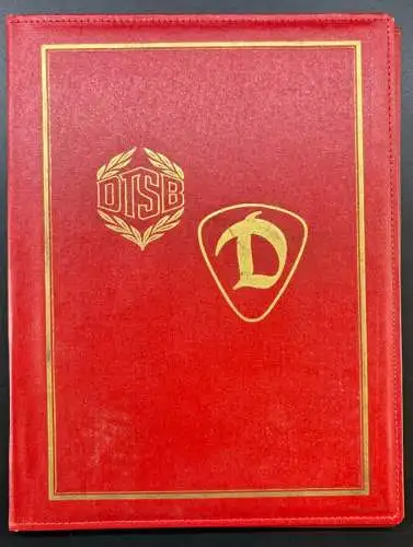 Original DDR Urkundenmappe DTSB Dynamo MfS y0113