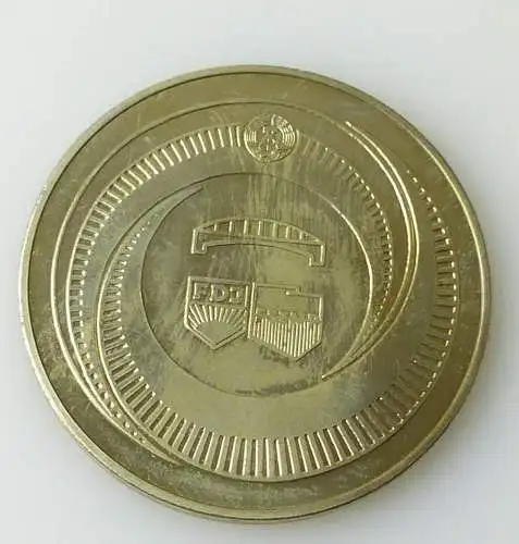 Medaille : Terffen der Freundschaft Frankfurt/O 1977  im Etui / r 218