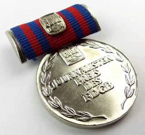 Medaille Journalisten Preis des FDGB Silber vgl. Band IV Nr. 7 a ,Orden3295