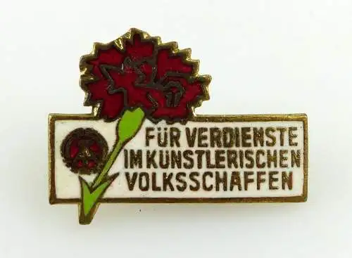 DDR Abzeichen: Für die Verdienste im künstlerischen Volksschaffen e1059